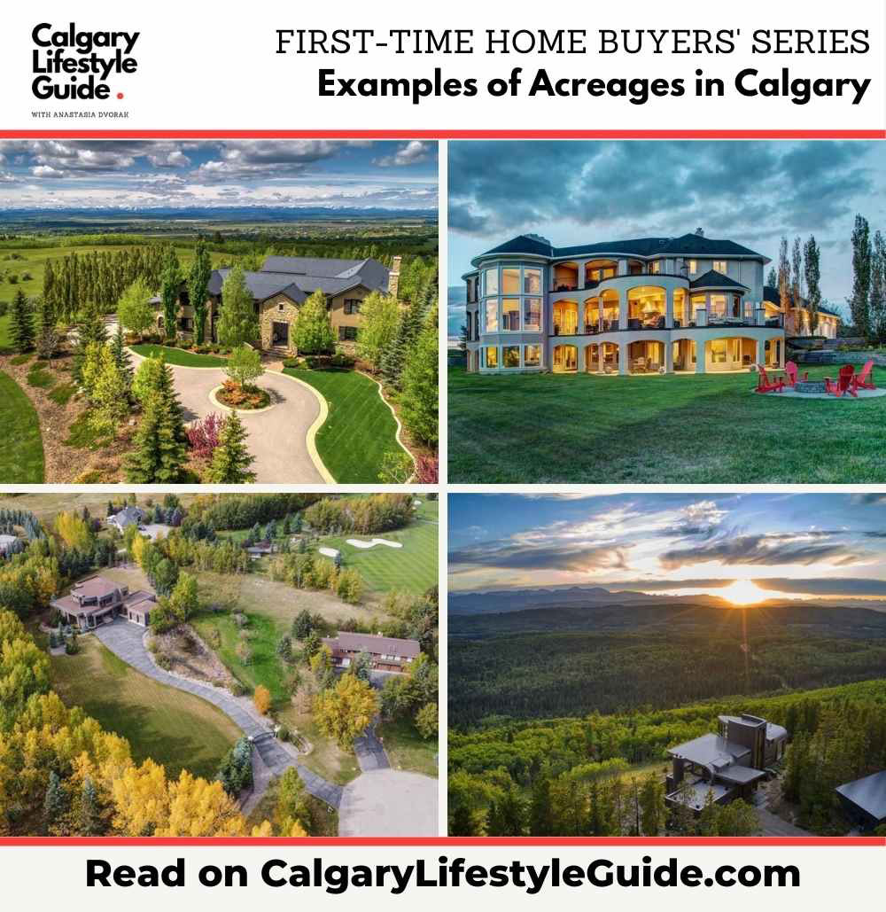 Examples of Acreages in Calgary