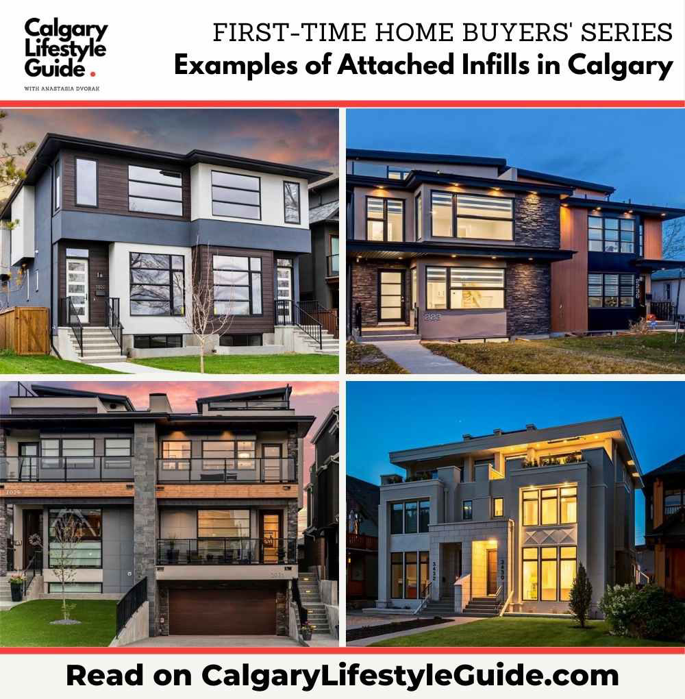 Examples of Attached Infills in Calgary by Calgary Lifestyle Guide