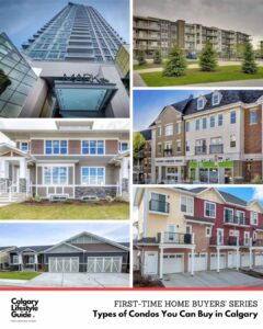 Types of condos you can buy in Calgary Alberta by Calgary Lifestyle Guide